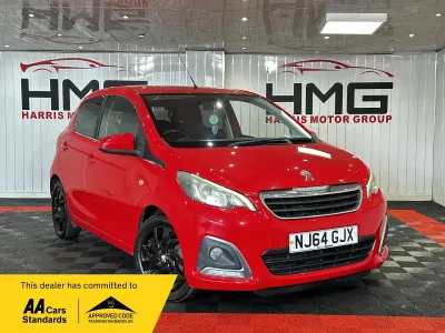 Used Peugeot 108 Allure 82 HP (60 kW) 2014 Red Hatchback
