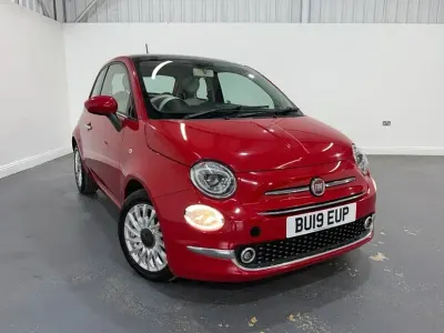 Used Fiat 500 Lounge 69 HP (50 kW) 2019 Red Hatchback