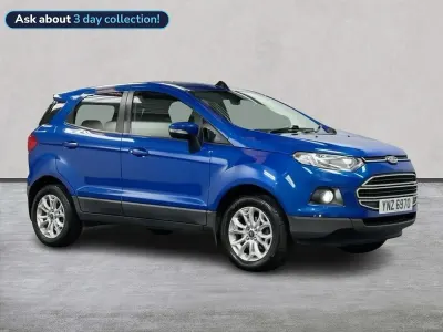 Used Ford Ecosport Zetec 125 HP (91 kW) 2016 Blue SUV