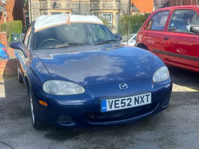 Used Mazda MX5 143 HP (105 kW) 2002 Blue Cabriolet