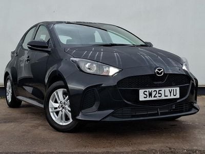 Black Used 2025 Mazda 2 Center-Line Hatchback | £18,498 (Fair price)