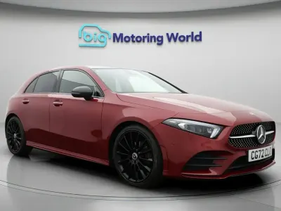 Used Mercedes A180 AMG Line Premium Plus 136 HP (100 kW) 2022 Red Hatchback