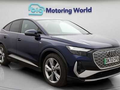 Used Audi Q4 Sportback e-tron S-Line 150 kW (204 HP) 2023 Blue SUV