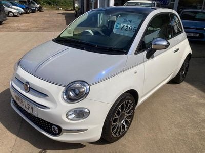 Used Fiat 500 Collezione 69 HP (50 kW) 2018 White grey Hatchback