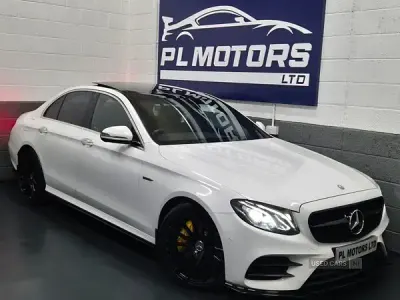 Used Mercedes E350 AMG Line Premium 2017 White Sedan