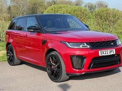 Second-hand Land Rover Range Rover Sport SVR 575 CP (422 kW) 2022 Roșu SUV
