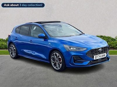 Used Ford Focus ST-Line X 155 HP (114 kW) 2024 Blue Hatchback