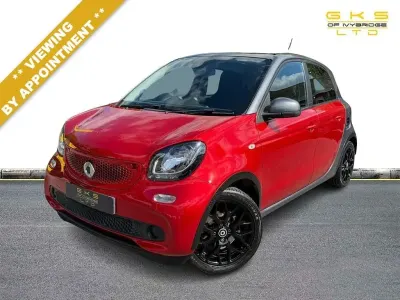 Used Smart ForFour Premium 90 HP (66 kW) 2018 Grey Hatchback