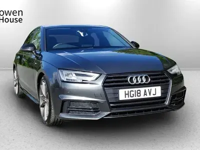 Used Audi A4 Black Edition 150 HP (110 kW) 2018 Grey Sedan