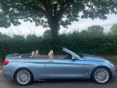 Used BMW 428 Luxury Line 2014 Blue Cabriolet
