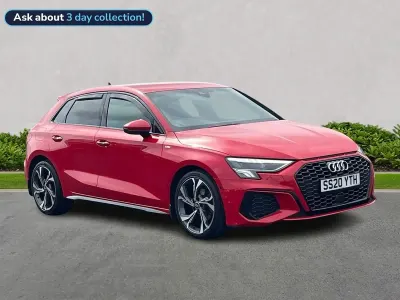 Used Audi A3 S-Line 2023 Red Sedan