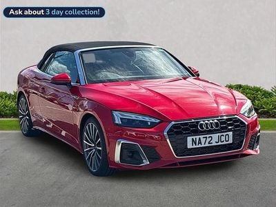 Used Audi A5 Cabriolet S-Line 245 HP (180 kW) 2022 Red Cabriolet