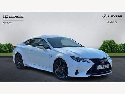 Used Lexus RC300h Sport Line 2019 White Coupe