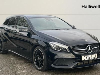 Black Used 2018 Mercedes A200 AMG Line Premium Plus Hatchback | £16,495 (Fair price)
