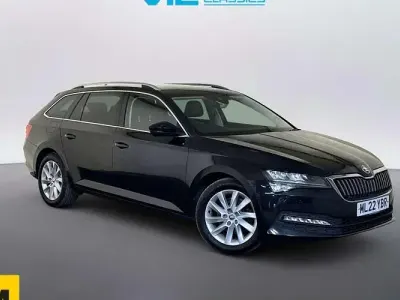 Used Skoda Superb SE Technology 150 HP (110 kW) 2022 Black Estate