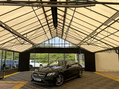 Used Mercedes E220 AMG line 194 HP (142 kW) 2019 Black Coupe