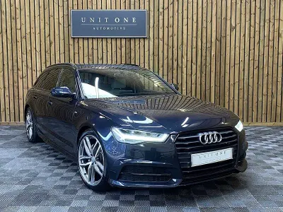 Used Audi A6 Black Edition 190 HP (139 kW) 2016 Blue Estate