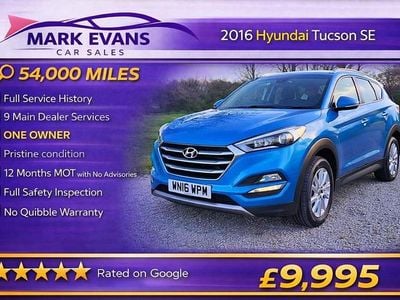 Used Hyundai Tucson SE 132 HP (97 kW) 2016 Blue SUV
