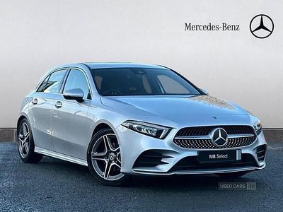 Used Mercedes A180 AMG line 136 HP (100 kW) 2019 Silver Hatchback