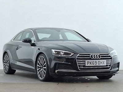 Used Audi A5 S-Line 150 HP (110 kW) 2019 Black Coupe