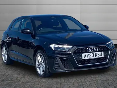 Used Audi A1 Sportback S-Line 108 HP (79 kW) 2023 Mythos black Hatchback