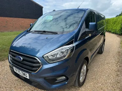 Used Ford Transit Custom Limited 130 HP (95 kW) 2020 Blue Van