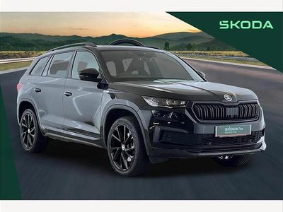 Used Skoda Kodiaq SportLine 200 HP (147 kW) 2022 Black SUV