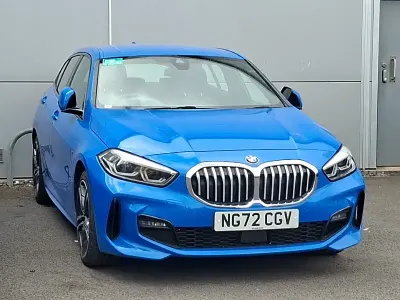 Used BMW 118 M Sport 136 HP (100 kW) 2023 Blue Hatchback