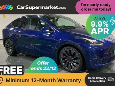 Blue Used 2023 Tesla Model Y Performance SUV | £30,697 (Fair price)