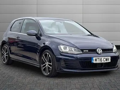 Usado VW Golf VII GTD 184 HP (135 kW) 2016 Azul Citadino