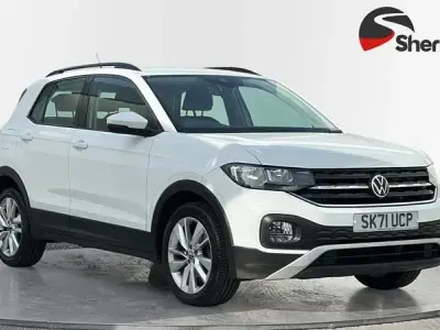 Usado VW T-Cross SE 110 CV (80 kW) 2021 Blanco SUV