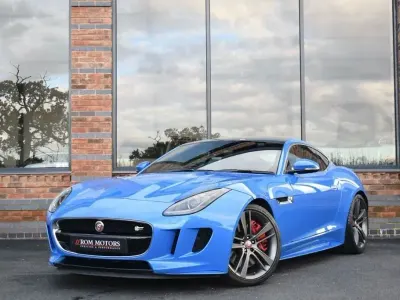 Used Jaguar F-Type S 380 HP (279 kW) 2017 Blue Coupe