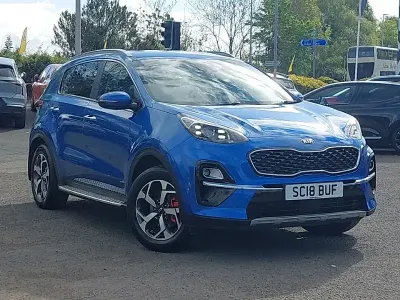 Used Kia Sportage 130 HP (95 kW) 2018 Blue SUV