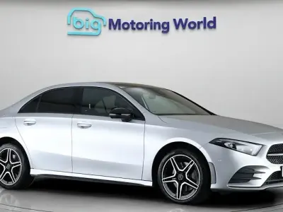 Used Mercedes A250 AMG line 259 HP (190 kW) 2022 Silver Sedan