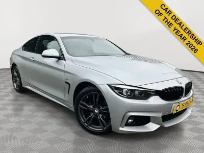 Begagnad BMW 420 M Sport 184 HK (135 kW) 2018 Silver Sportkupé