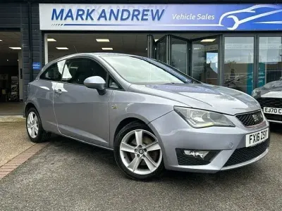 Usado Seat Ibiza FR 90 HP (66 kW) 2016 Prateado Citadino