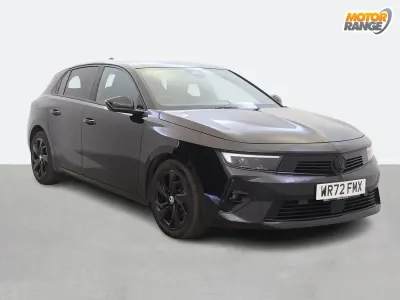Used Vauxhall Astra GS Line 130 HP (95 kW) 2022 Black Hatchback