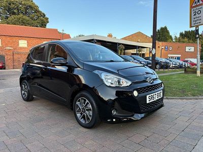 Black Used 2017 Hyundai i10 Premium Hatchback | £7,395 (Fair price)