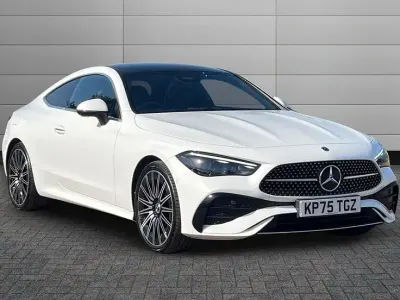 Used Mercedes CLE200 AMG Line Premium Plus 223 HP (164 kW) 2025 Polar white Coupe