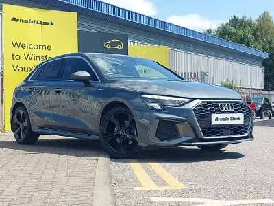Used Audi A3 S-Line 110 HP (80 kW) 2023 Grey Sedan