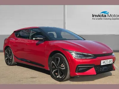 Used Kia EV6 GT-Line S 166 kW (226 HP) 2023 Runway red metallic SUV