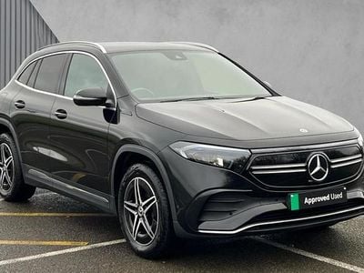 Cosmos black metallic Used 2021 Mercedes EQA350 AMG line SUV | £22,420 (Fair price)