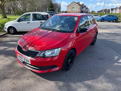 Used Skoda Fabia SE 75 HP (55 kW) 2017 Red Hatchback
