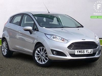 used Ford Fiesta HATCHBACK 1.0 EcoBoost Titanium X 5dr Powershift [Leather Pack,Steering wheel mounted controls,Body colour electric adjustable heated door mirrors,Electric folding door mirrors with puddle lamps,Electric front windows/one touch facility,16"All