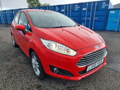 Used Ford Fiesta Zetec 2016 Red Hatchback