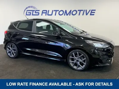 Begagnad Ford Fiesta ST-Line 100 HK (73 kW) 2023 Svart Halvkombi