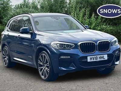 Used BMW X3 M Sport 190 HP (139 kW) 2018 Blue SUV