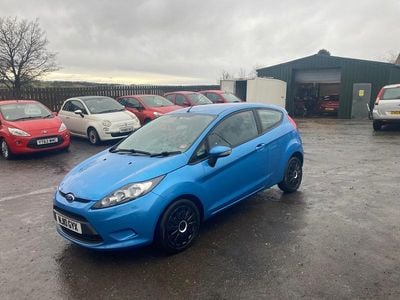 Used Ford Fiesta 60 HP (44 kW) 2010 Blue Hatchback