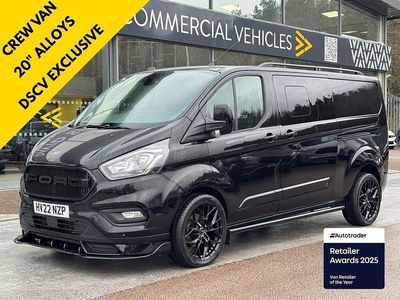 Black Used 2022 Ford Transit Custom Limited Van | £25,500