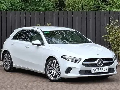 Used Mercedes A180 Executive 136 HP (100 kW) 2022 White Hatchback